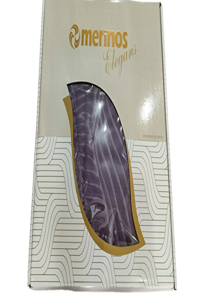 Merinos Elegans Double Blanket Ash Purple