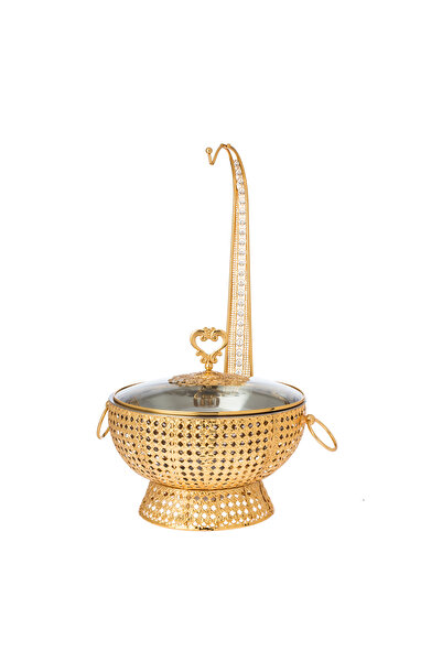 Bin shihoon ✨ 6L Gold Plated Food Warmer – Luxurious hospitality and warm serving in a royal design ✨