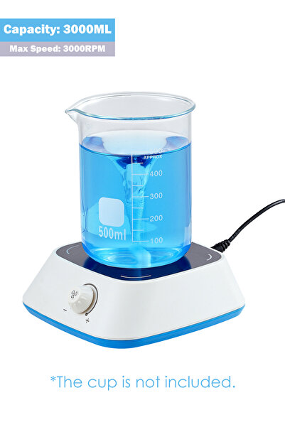 DMYRDH Magnetic Stirrer Magnetic Stir Plate Mixer Stirrer Lab Stirrers for Laboratory Homebrew 3000rpm Max