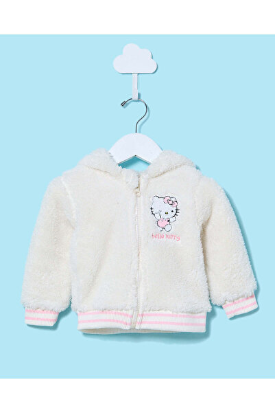 REDTAG Infant Girls Ivory Hello Kitty Print Jog Set (2 Piece)