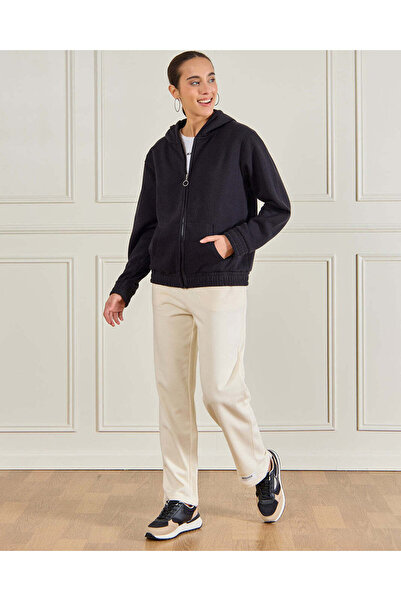 REDTAG Women Ivory Wide Leg Active Pants