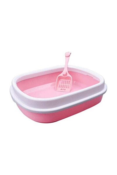 NKX Al Theqa Cat Litter Box Large With Scooper Pink 47x39x13cm