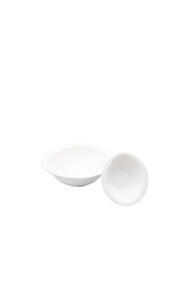 Aj Porcelain 8" & 12" Oval Shape Bowl – Deep, Durable Ceramic Whiteware for Soups, Noodles