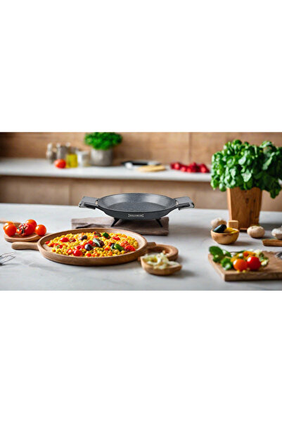 dealshopromania Royalty Line Marbled Paella Pan 36 cm Cook the Perfect Paella...