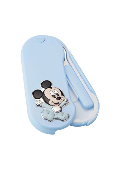 ClassGifts Mickey Mouse Blue Silver Children's Cutlery Set