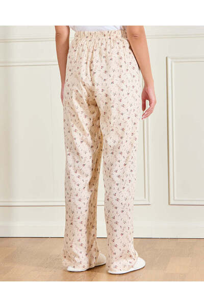 REDTAG Women Beige Printed Pyjama Bottoms