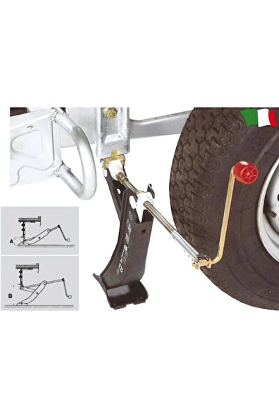 GFN Jack for Caravans and Trailers, 1600 Kg