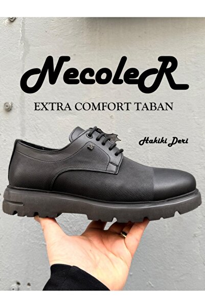 Nobel حذاء أكسفورد رجالي من الجلد الطبيعي ذو نعل عالٍ، نعل داخلي من الجلد لتقويم العظام، نعل خارجي خفيف الوزن من مادة EVA 220-221