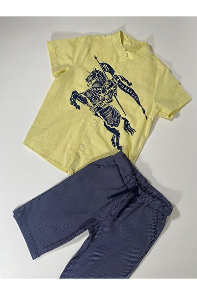 Top Kids Yellow Boy's Suit 8018