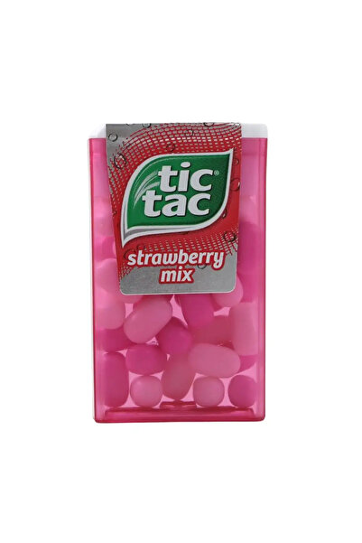 Tic Tac عبوة النعناع والفراولة - 18 جرام عبوة من 3 قطع