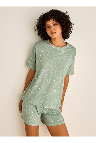 FAV طقم بيجامة قصير تي شيرت وشورت
