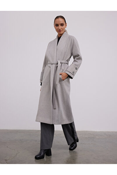 BGN workshop Jachetă YUN KARISIM cu guler înalt și detaliu apolit cu mâneci