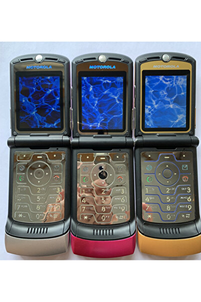 Generics Original Motorola Razr V3i Quad Band Flip GSM MP3 Unlocked Old Used Mobile Phone