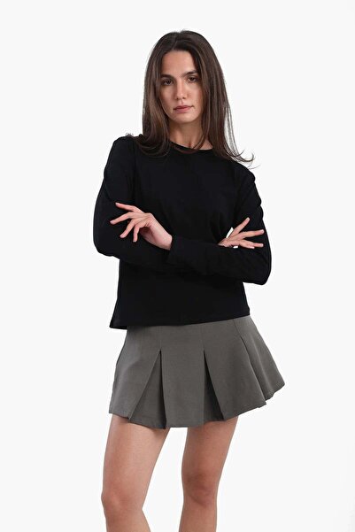 CARINA بلوزة قطنية باكمام طويلة