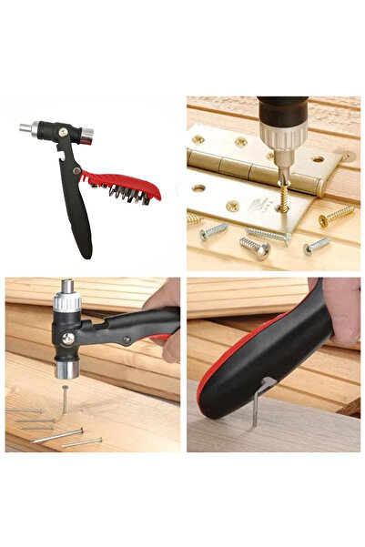 Sakata 18-in-1 Ratchet Hammer and Screwdriver Bit Set Model 6010 Multi-Function Compact Tool Kit