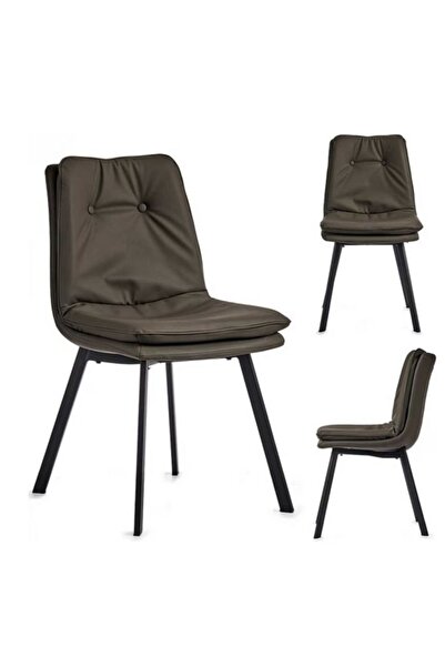 GIFTDECO Chair with backrest, blue and gray buttons on the edge