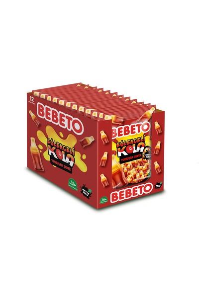 BEBETO Drink Cola 80g x 12 Adet Jelibon
