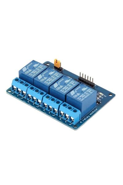 Sensör Modül Arduino 5V 4 Kanal Röle Kartı - 4 lü Röle Modülü Opto İzoleli