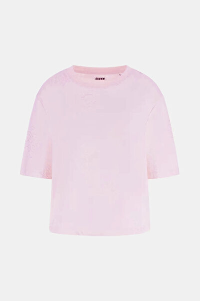 Guess Peony Women's Multi-Colored Active Boxy Fit T-Shirt V5Yi10I3Z14-F6Fo