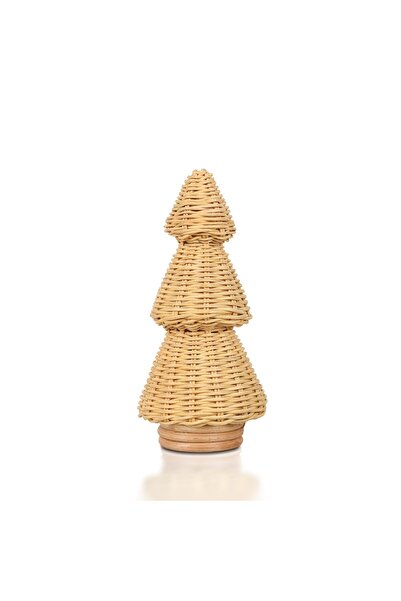 Mylamp Pine Natural Rattan Decorative Pine Tree Natural 11X24 cm