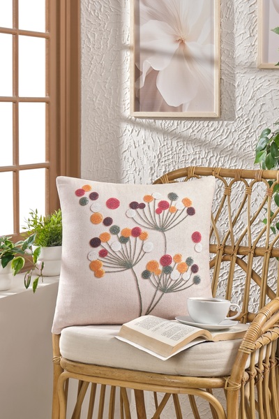 Loselya Κάλυμμα μαξιλαριού Soft Velvet με τύπωμα 43 x 43 cm