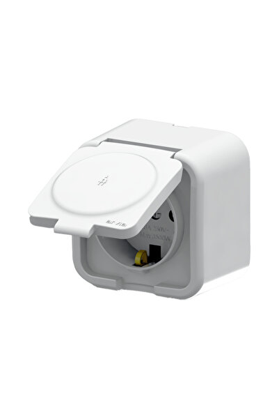 arvia Aria Beyaz Sıva Üstü Kapaklı Topraklı Priz 25 01 1000 218