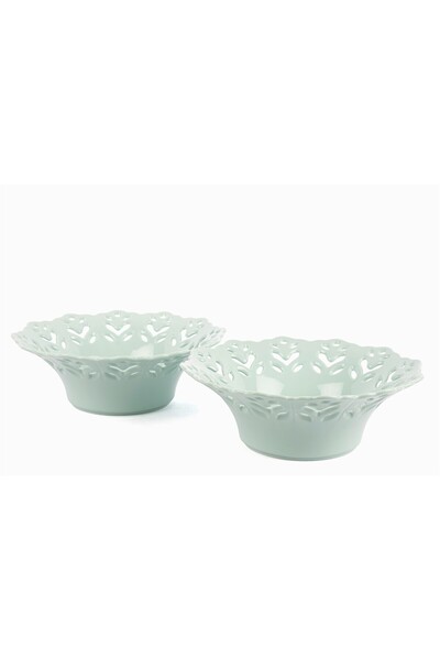 Mikasa Moor Su Yeşili Büyük 2li Kase 24cm