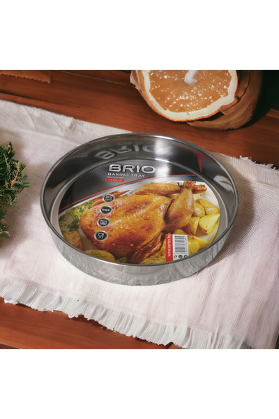 dealshopromania Tavă de copt din oțel inoxidabil Brio 32 cm