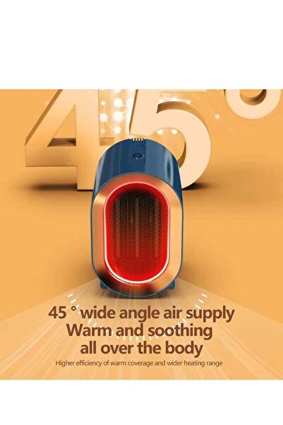 Generic Portable Electric Air Heater with Fast Heating & Safety Protection for Home, Office & Bedrooms