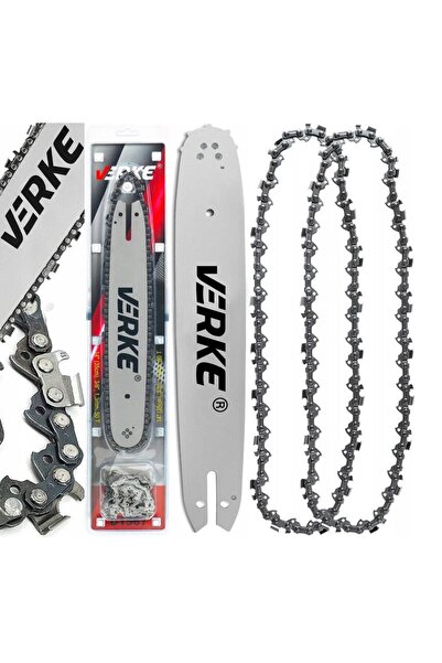 VERKE Set lama si doua lanturi, 35 cm, 26 dinti, pas 3/8 Picco,