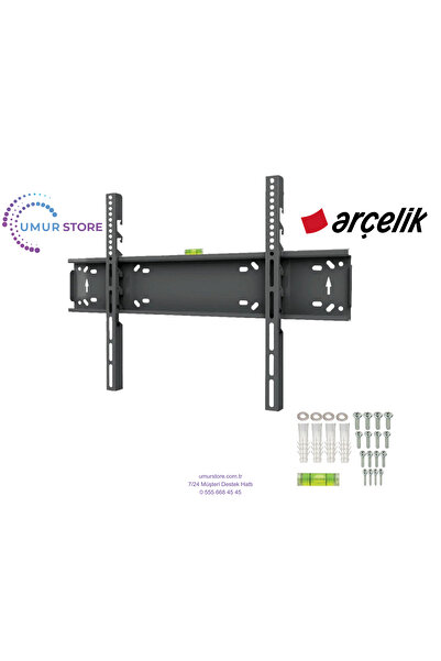 Arçelik 55” A55 E 795 B 4K Ultra HD 43”- 65” inç Lcd Led Televizyon Sabit Duv...