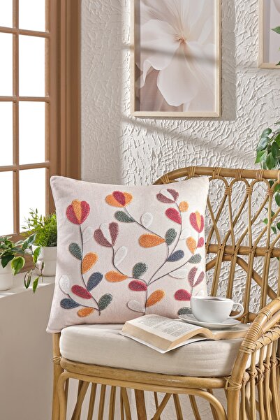Loselya Soft Velvet Printed 43 X 43 cm Throw Pillow Cover