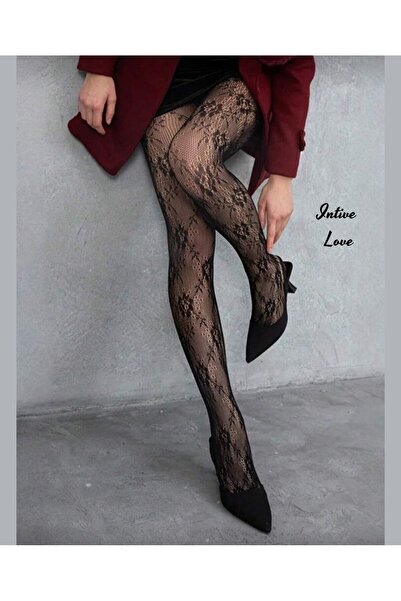 İntive Lingerie Chiloți Denise Flower cu model floral din plasă cu aspect modern de dantelă