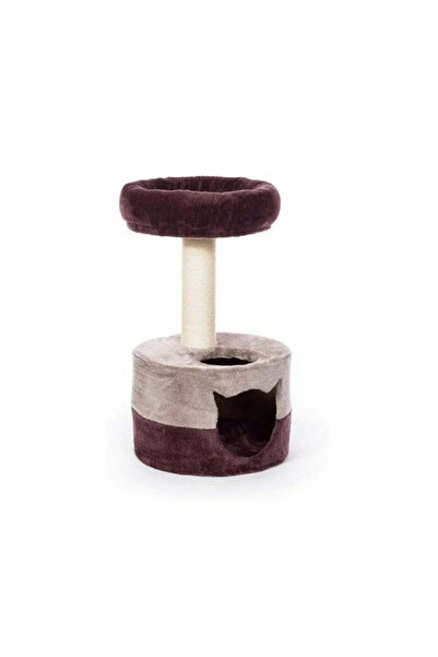 Other Kitty Power Paws cat scratcher with bed and house - Brown