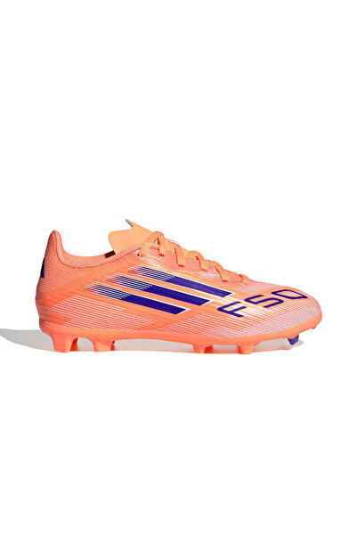 adidas F50 League Fg/Mg J Children's Multi-Surface Turf Soccer Shoes Jh7746 Orange