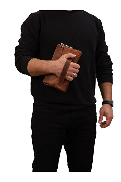 Meskanto Marlon Genuine Leather Password Hand Portfolio Bag