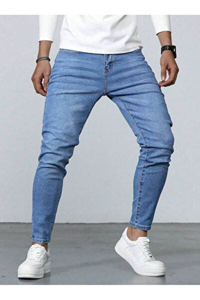 Bymarka Dar paça likralı kot pantalon