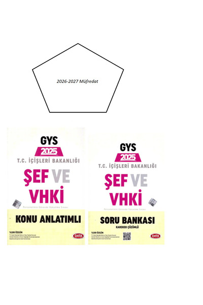 Data Yayınları 2026-27 GYS İçişleri Bakanlığı ŞEF ve VHKİ Personelinin Görevd...
