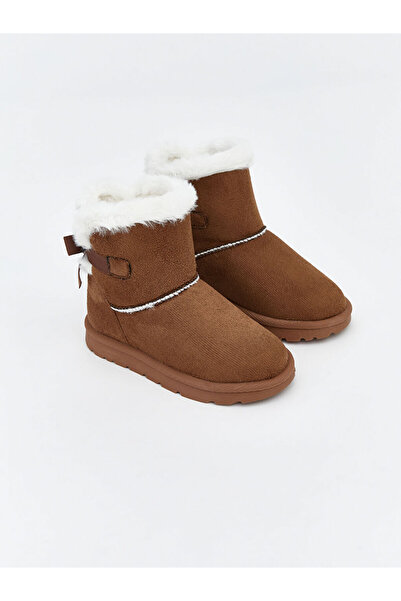 LC Waikiki LCW STEPS Kahverengi Içi Kürklü Kız Bebek Bot