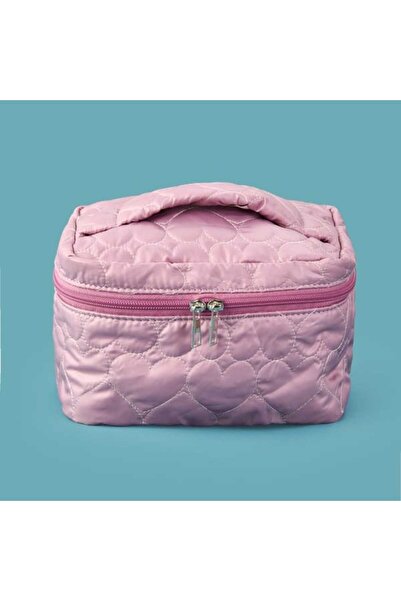 4nio Quilted Makeup Bag - Lilac