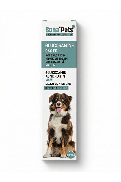 bona pets Bona’Pets Köpekler İçin Kemik Ve Eklem Destekleyici Macun Malt 100Mg