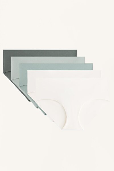 Oysho 5 invisible polyamide blend hipster briefs