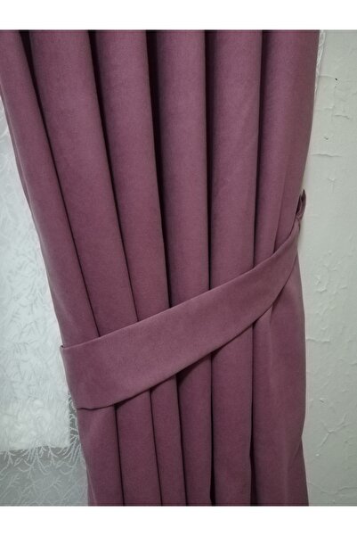 Karesi GÜL KURUSU RENGİ SIK PİLELİ 1X3 FON PERDE TEK KANAT 9211