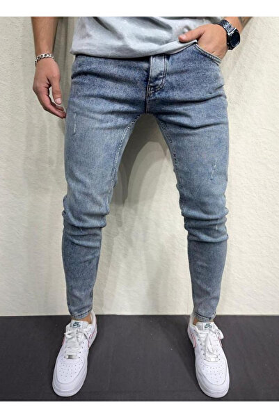 Bymarka Dar paça likralı kot pantalon