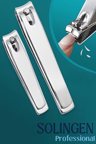 MasterCar Solingen Ocean 2'Li Tırnak Makası Seti Paslanmaz Çelik Tırnak Makası Paslanmaz Menikür Pedikür Seti