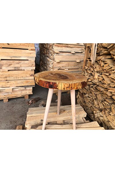 Orman Tasarım Kütük ahşap sehpa