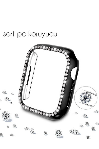 Nezih Case Apple Watch Series 10 and Series 11 42mm Compatible Stoned Hard Pc Case Protector