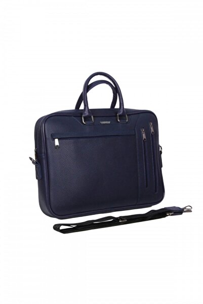 qitap حقيبة جلدية زرقاء داكنة Plevr50072