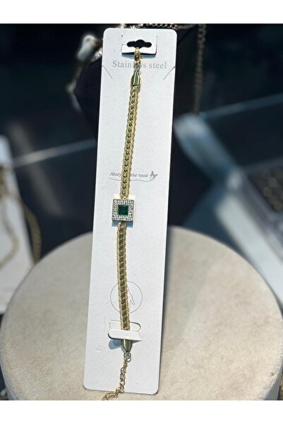 staınless steel سوار من الحجر الأخضر الصلب