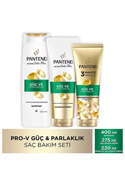 Pantene Zayıf ve Mat Saçlar için Saç Bakım Seti